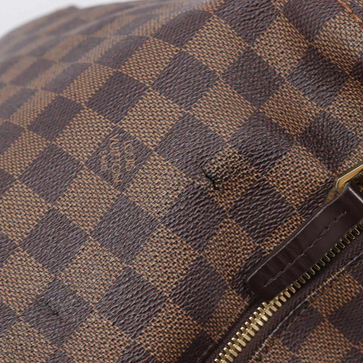 LOUIS VUITTON Damier Ebene Portobello PM Shoulder Bag N41184 LV Auth 204397