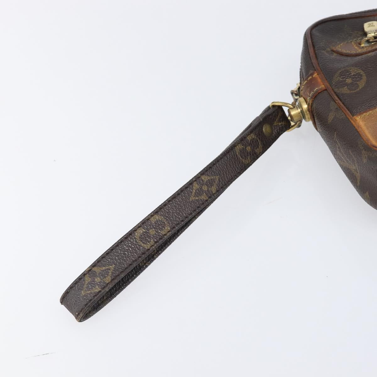 LOUIS VUITTON Monogram Marly Dragonne GM Clutch Bag M51825 LV Auth 204409