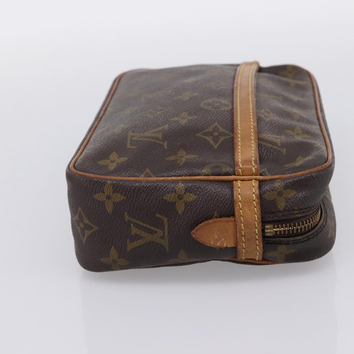 LOUIS VUITTON Monogram Compiegne 23 Clutch Bag M51847 LV Auth 204410