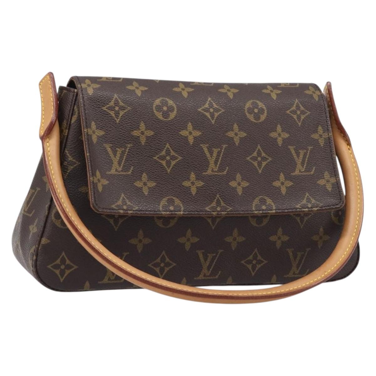 LOUIS VUITTON Monogram Mini Looping Shoulder Bag M51147 LV Auth 204413V