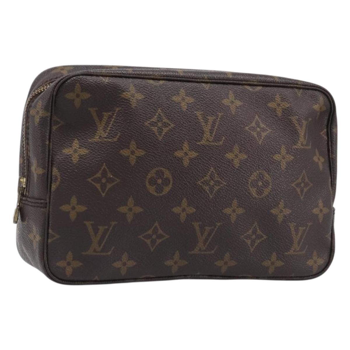 LOUIS VUITTON Monogram Trousse Toilette 23 Clutch Bag M47524 LV Auth 204416