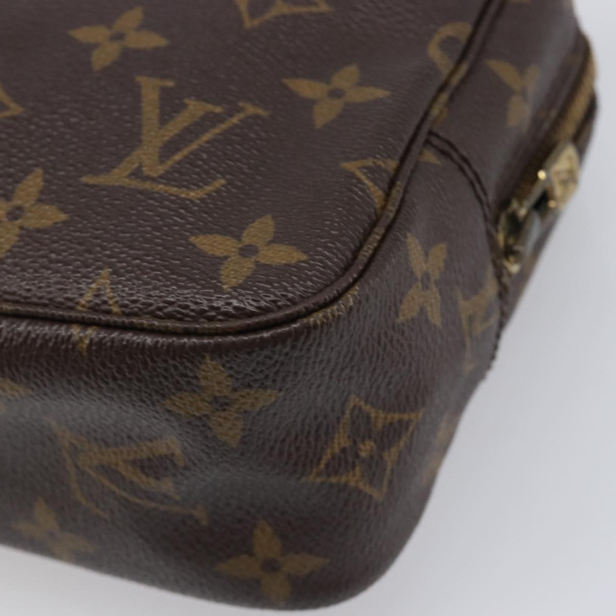 LOUIS VUITTON Monogram Trousse Toilette 23 Clutch Bag M47524 LV Auth 204416