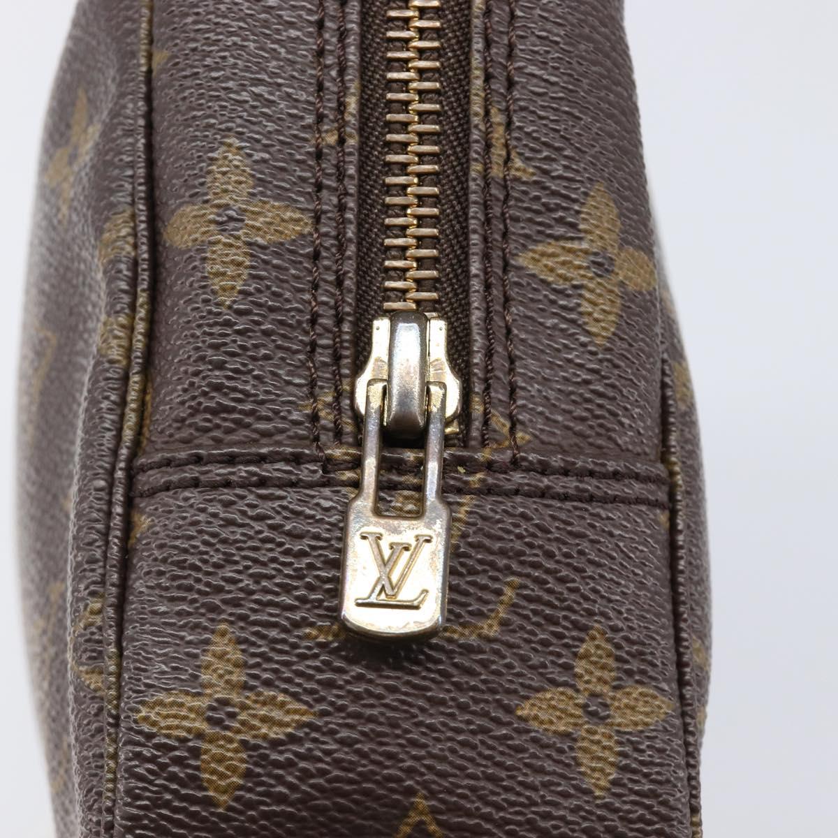 LOUIS VUITTON Monogram Trousse Toilette 23 Clutch Bag M47524 LV Auth 204416