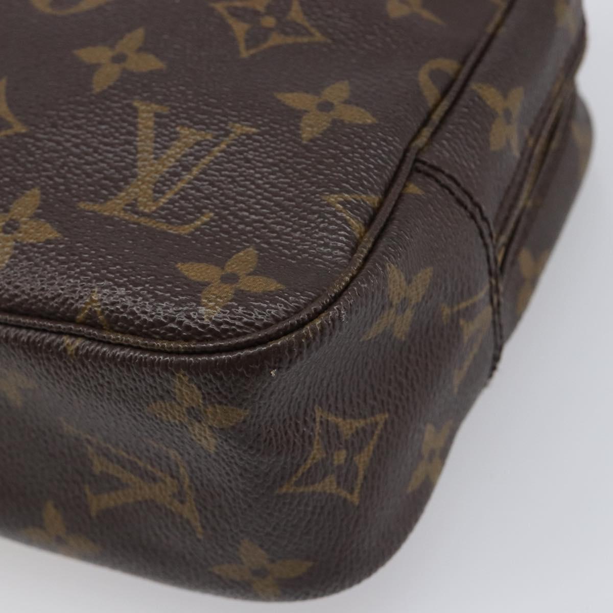 LOUIS VUITTON Monogram Trousse Toilette 23 Clutch Bag M47524 LV Auth 204416