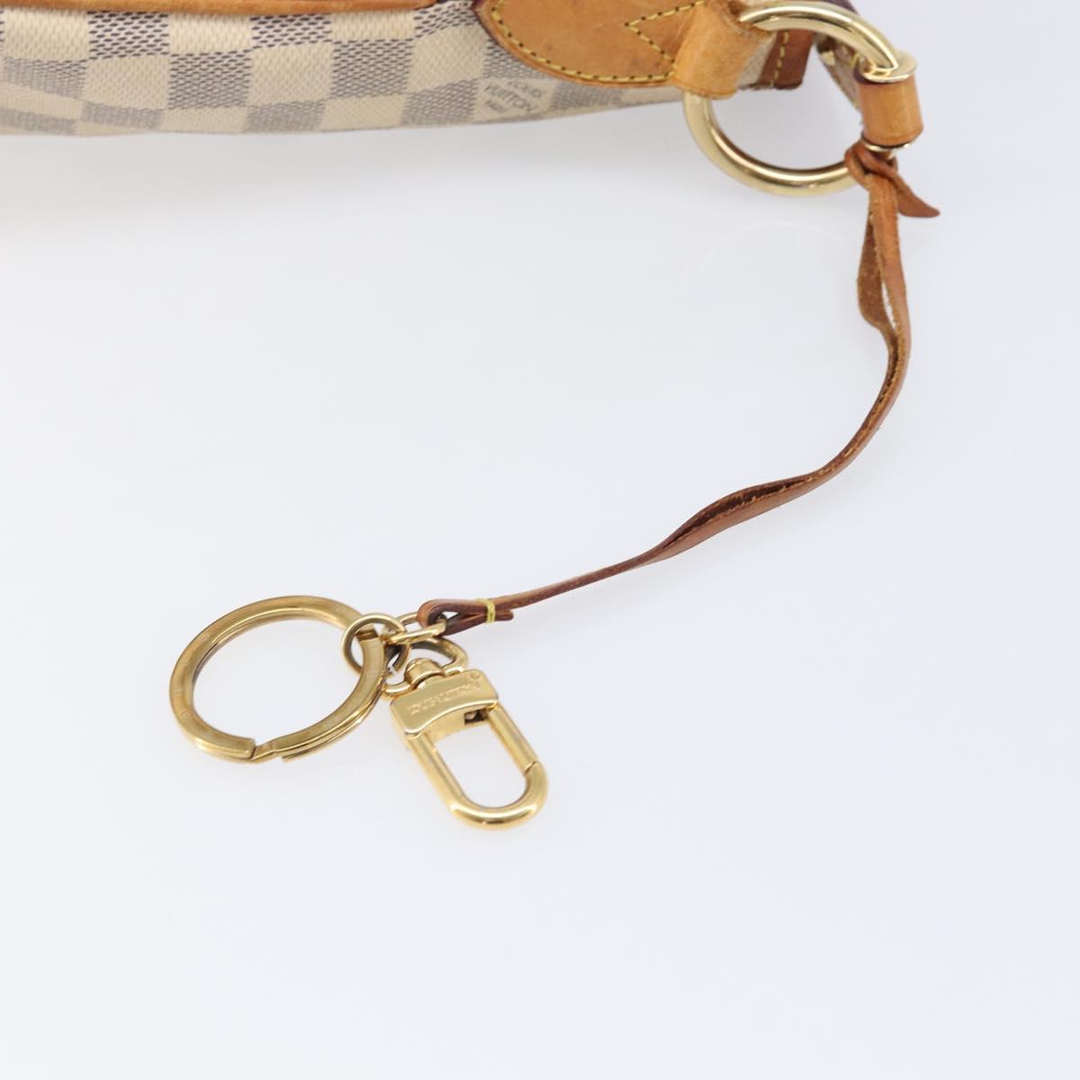 LOUIS VUITTON Damier Azur Delightful PM Shoulder Bag N41447 LV Auth 204440