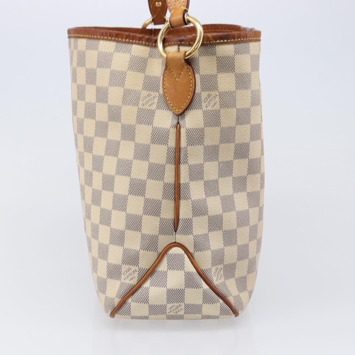 LOUIS VUITTON Damier Azur Delightful PM Shoulder Bag N41447 LV Auth 204440