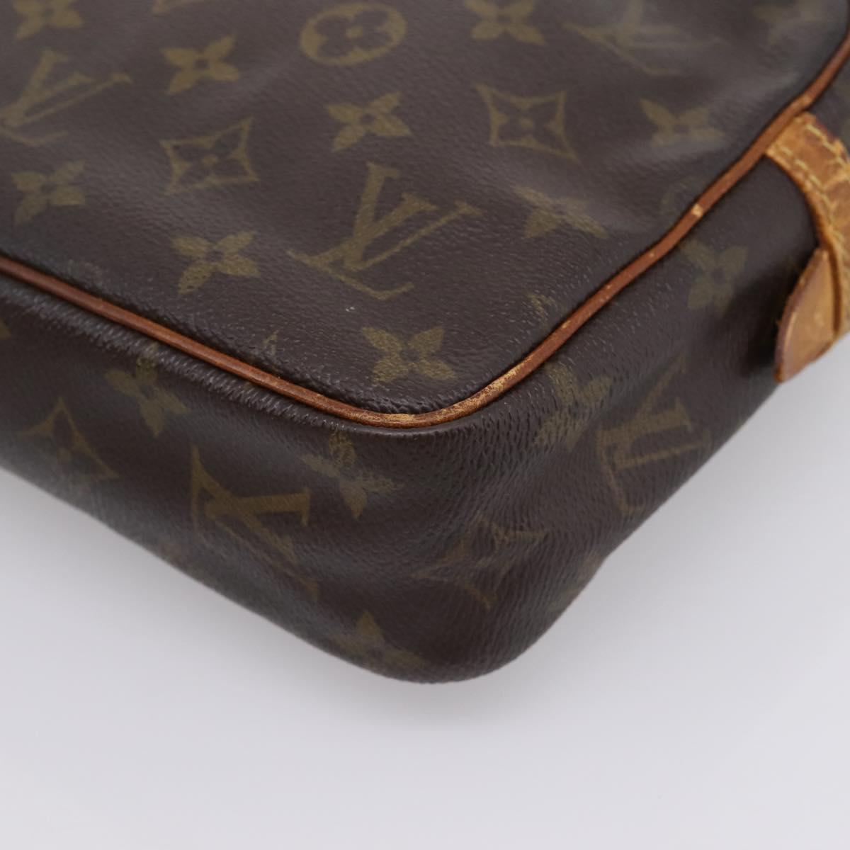 LOUIS VUITTON Monogram Compiegne 23 Clutch Bag M51847 LV Auth 204446