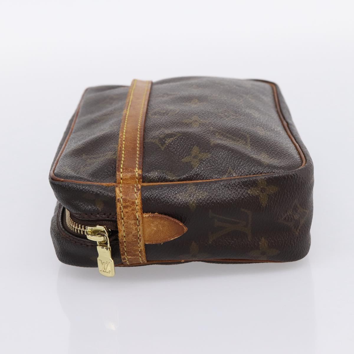 LOUIS VUITTON Monogram Compiegne 23 Clutch Bag M51847 LV Auth 204446