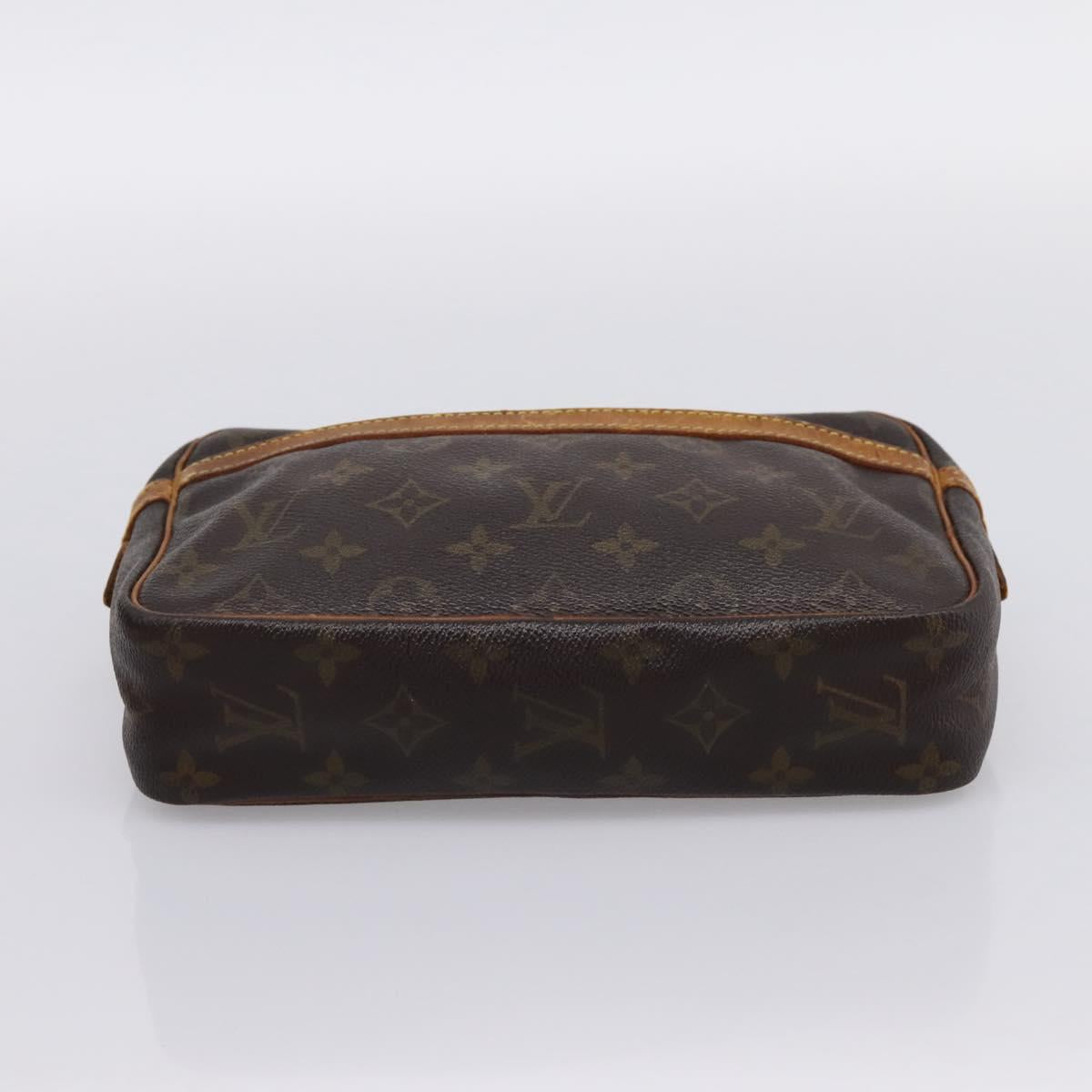 LOUIS VUITTON Monogram Compiegne 23 Clutch Bag M51847 LV Auth 204446