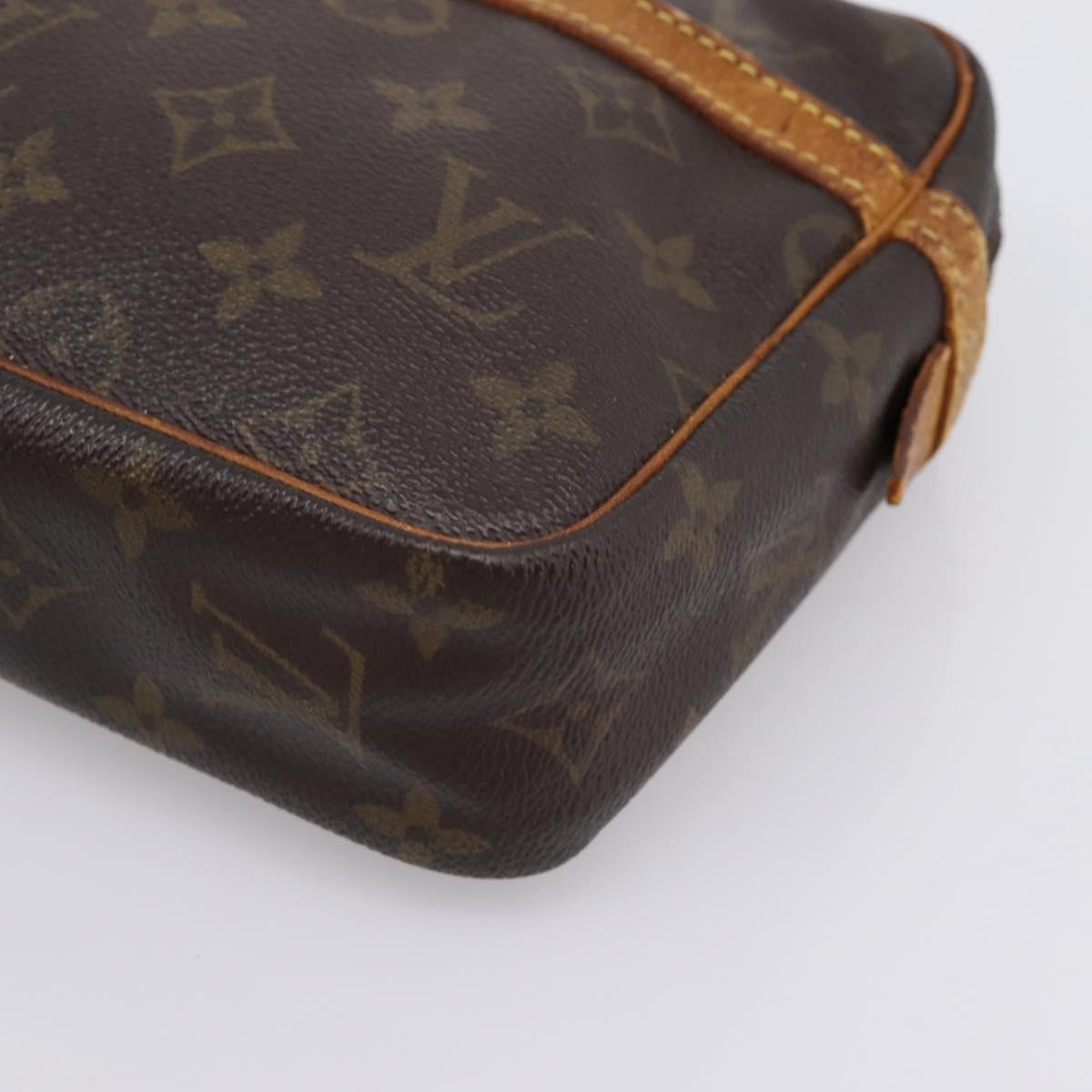 LOUIS VUITTON Monogram Compiegne 23 Clutch Bag M51847 LV Auth 204446