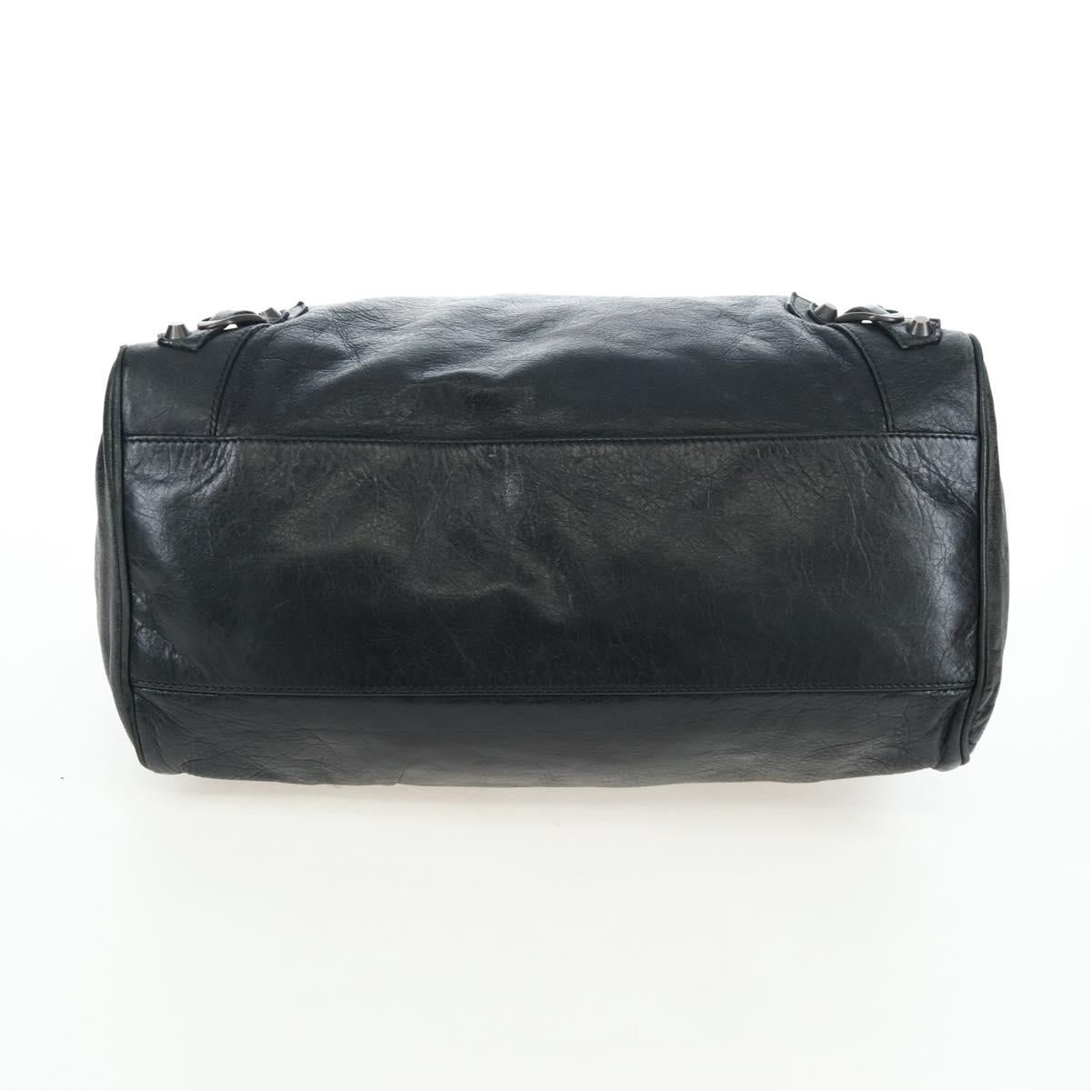 BALENCIAGA Classic City Hand Bag Leather 2way Black 235216 Auth 204449A