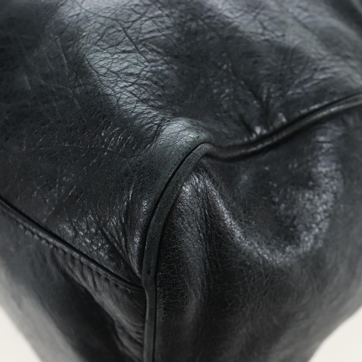 BALENCIAGA Classic City Hand Bag Leather 2way Black 235216 Auth 204449A