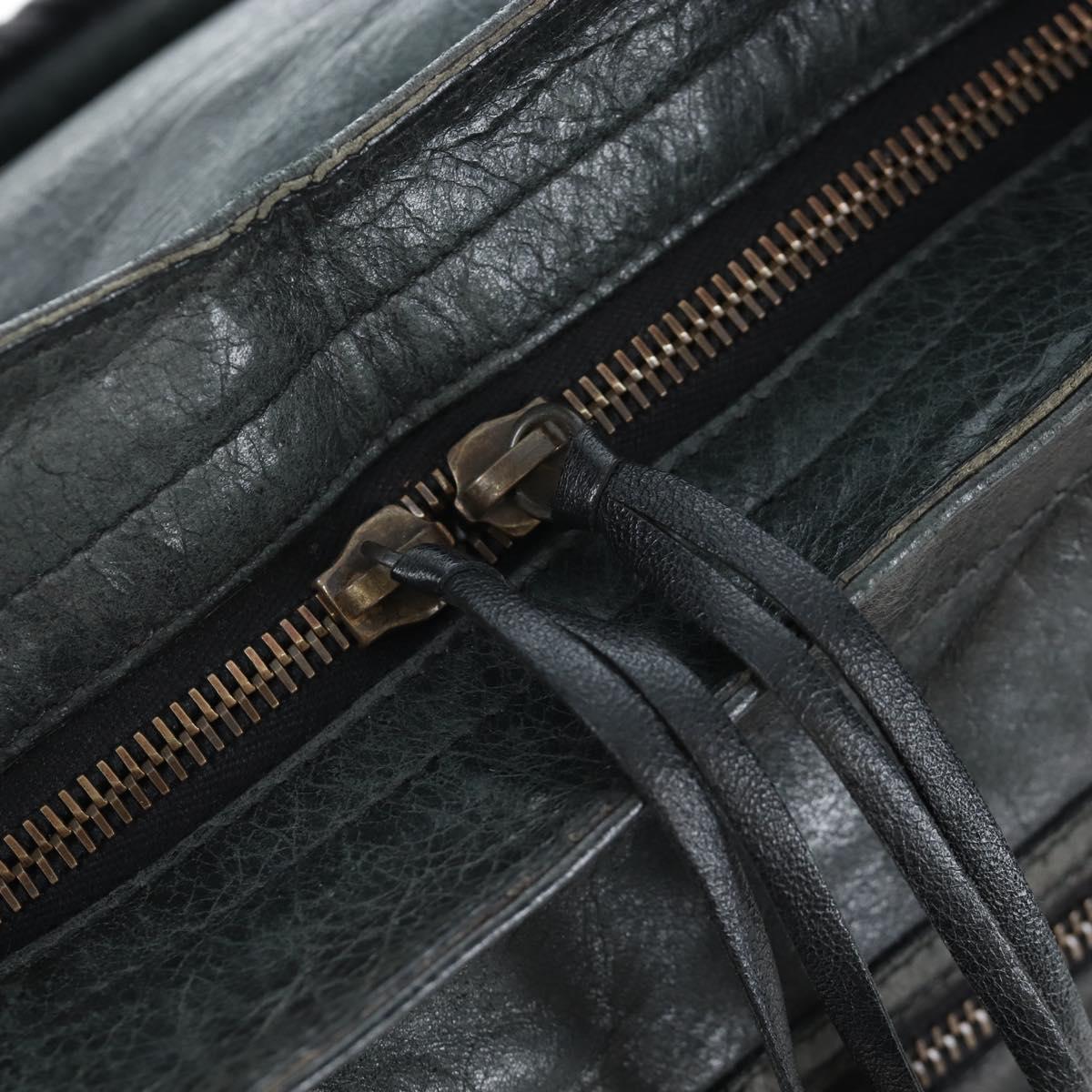 BALENCIAGA Classic City Hand Bag Leather 2way Black 235216 Auth 204449A