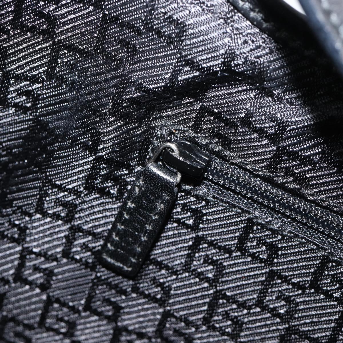 GUCCI Jackie Shoulder Bag Leather Black Silver 001 3306 2684 Auth 204452A