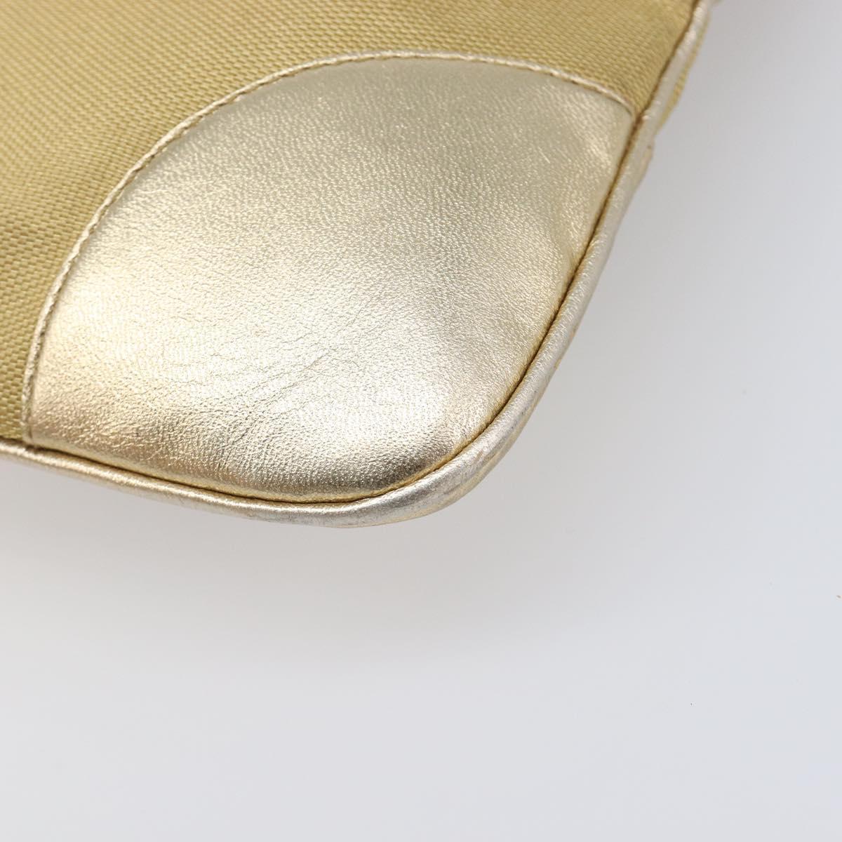GUCCI Bamboo Kandinsky Shoulder Bag Canvas Gold 001 4060 Auth 204453A