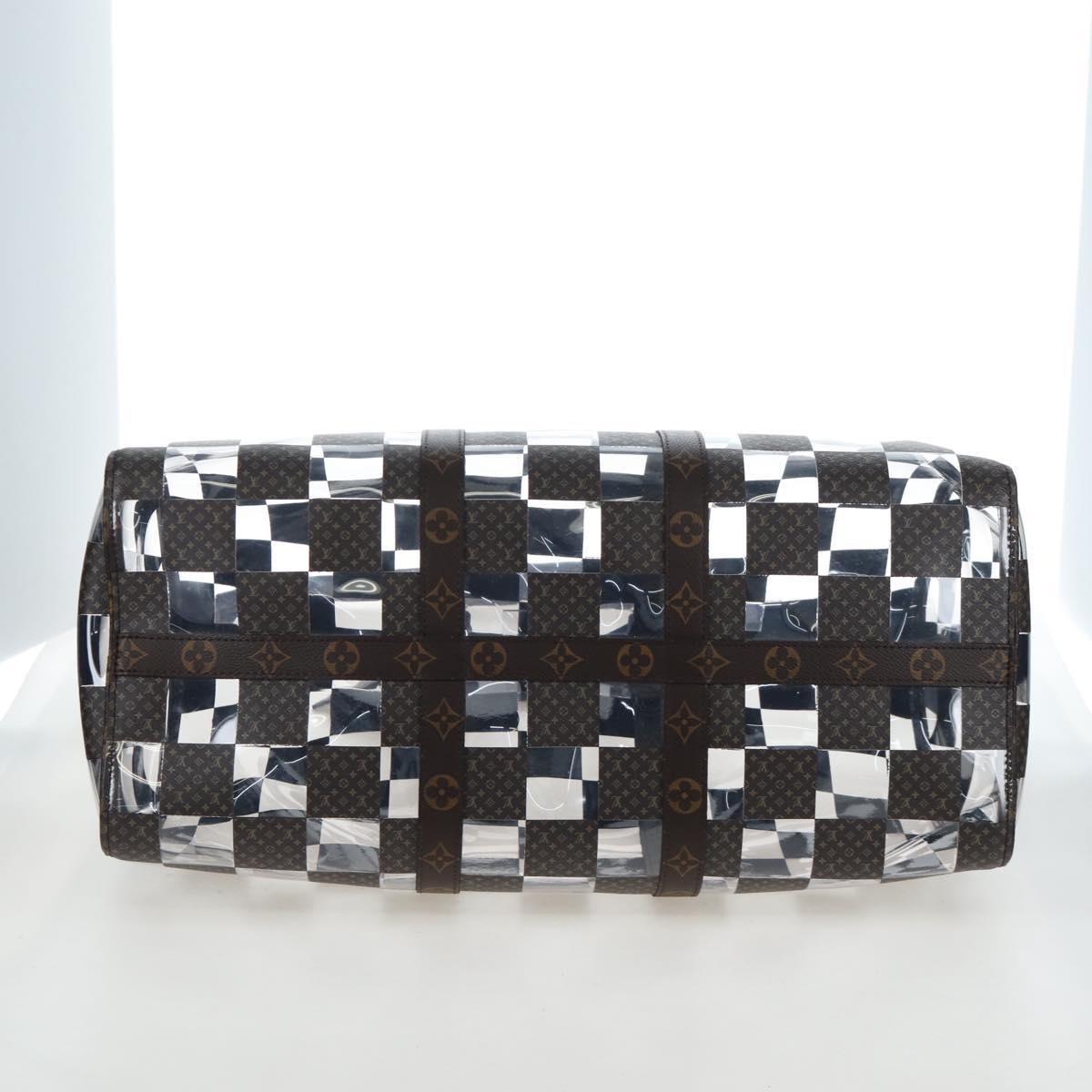 LOUIS VUITTON Monogram Chess Keepall Bandouliere 50 Bag M20864 LV Auth 204498SM