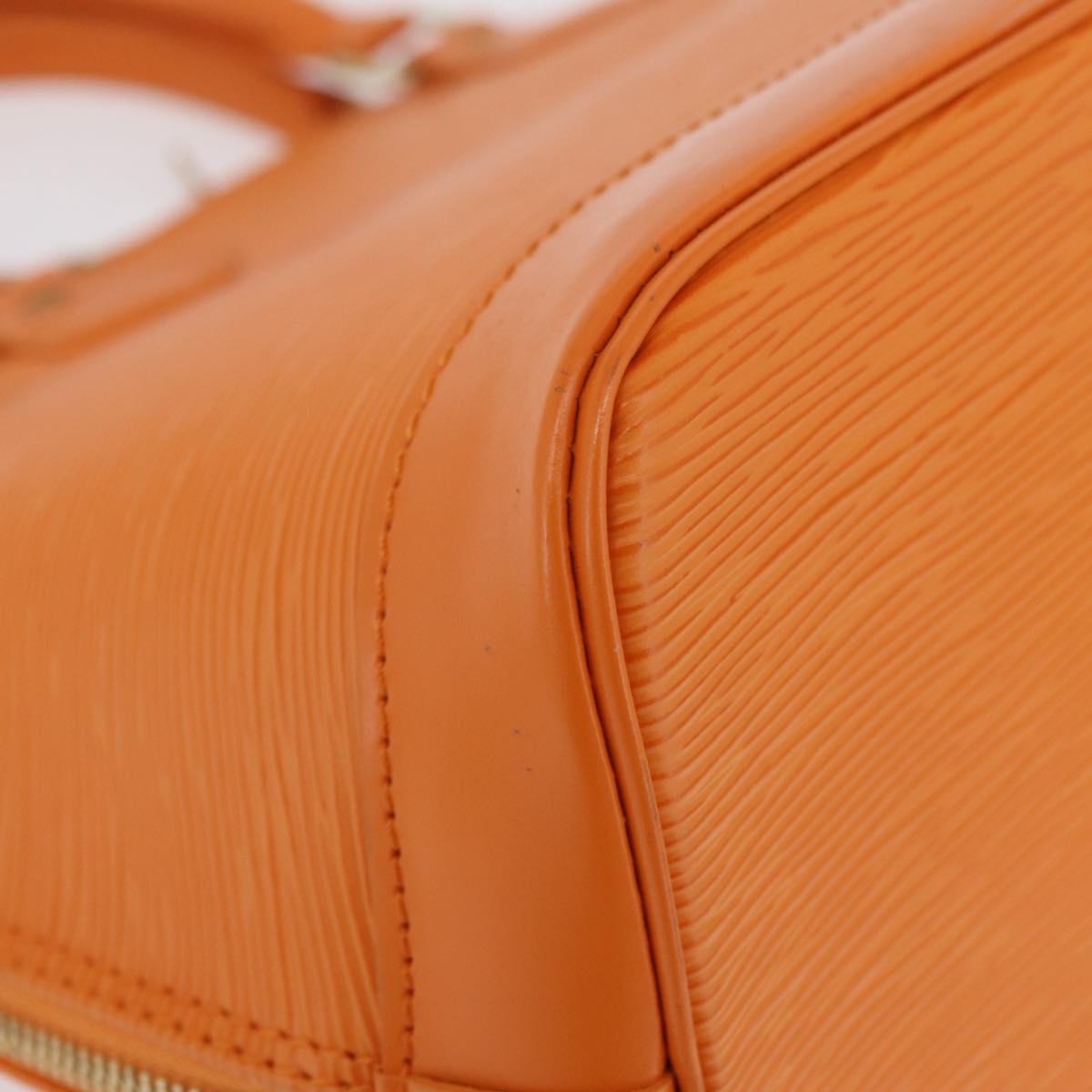 LOUIS VUITTON Epi Alma Hand Bag Orange Mandarin M5214H LV Auth 204518V