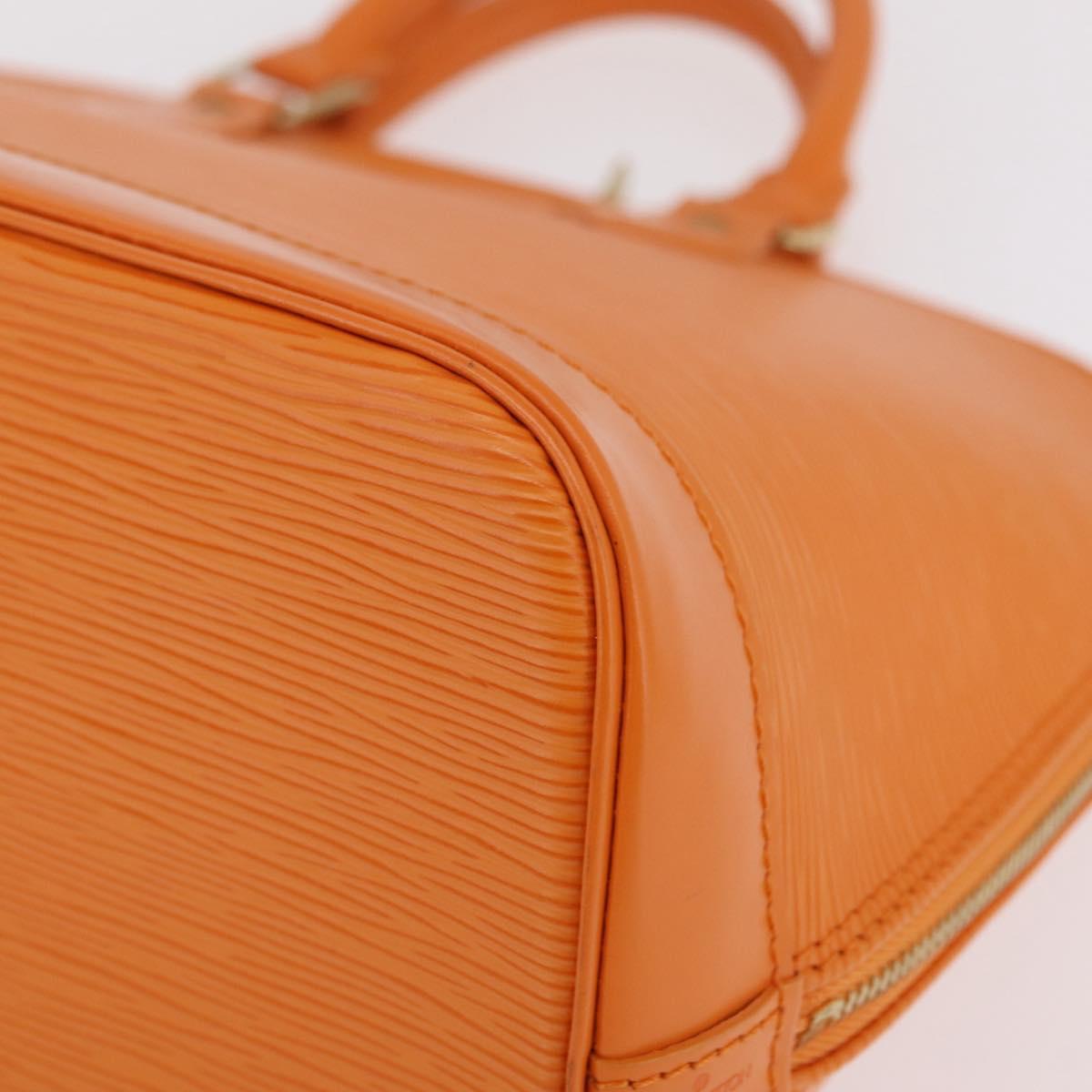 LOUIS VUITTON Epi Alma Hand Bag Orange Mandarin M5214H LV Auth 204518V