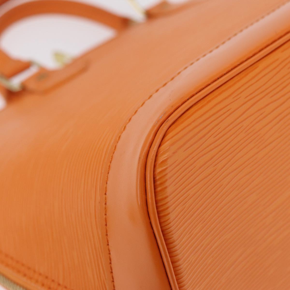 LOUIS VUITTON Epi Alma Hand Bag Orange Mandarin M5214H LV Auth 204518V