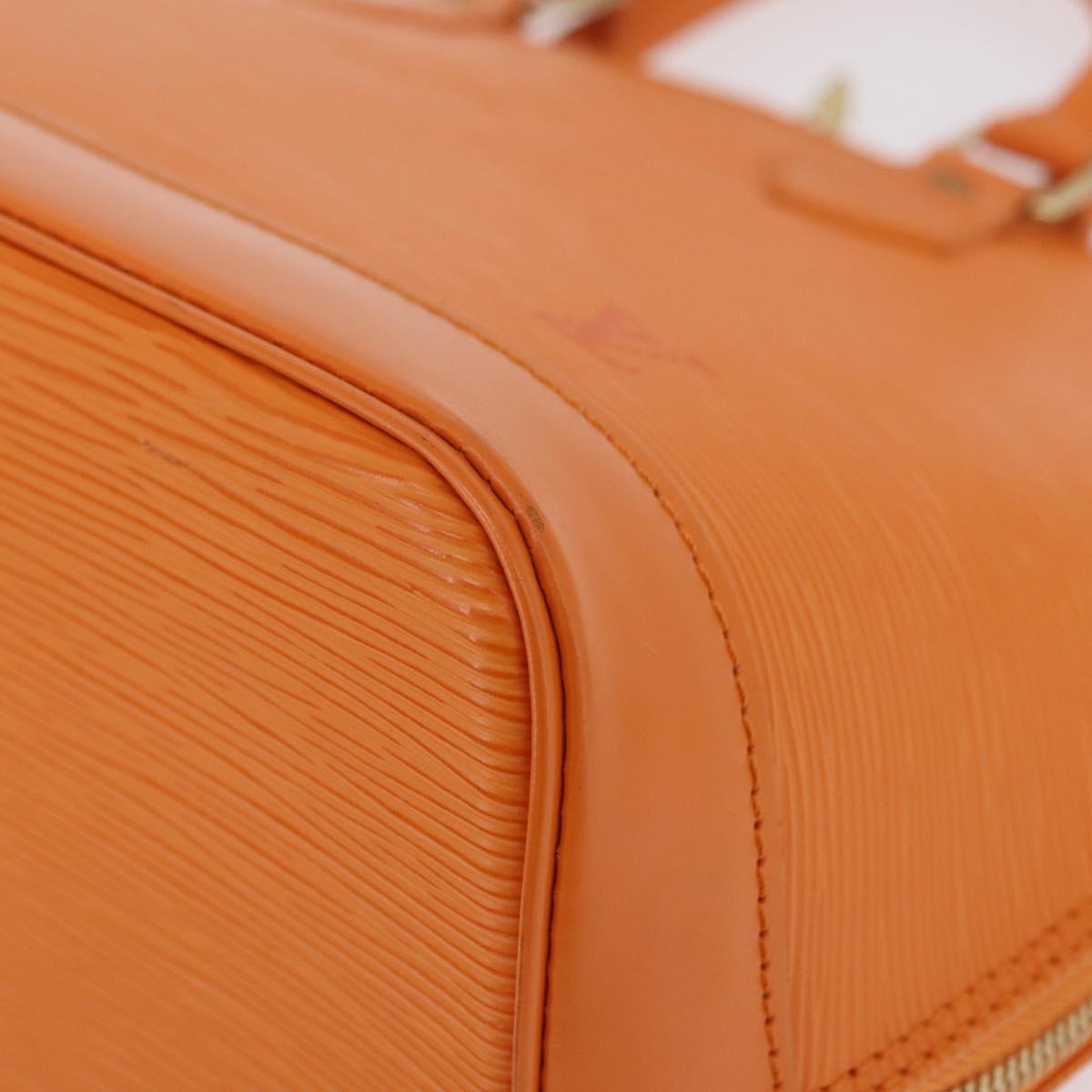 LOUIS VUITTON Epi Alma Hand Bag Orange Mandarin M5214H LV Auth 204518V