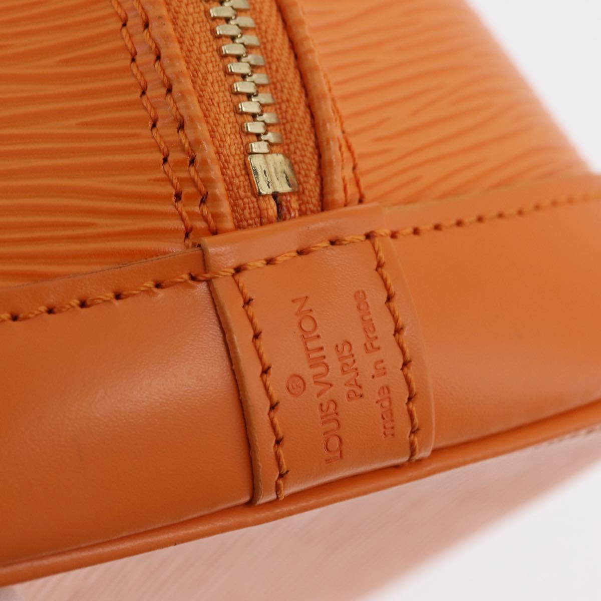 LOUIS VUITTON Epi Alma Hand Bag Orange Mandarin M5214H LV Auth 204518V