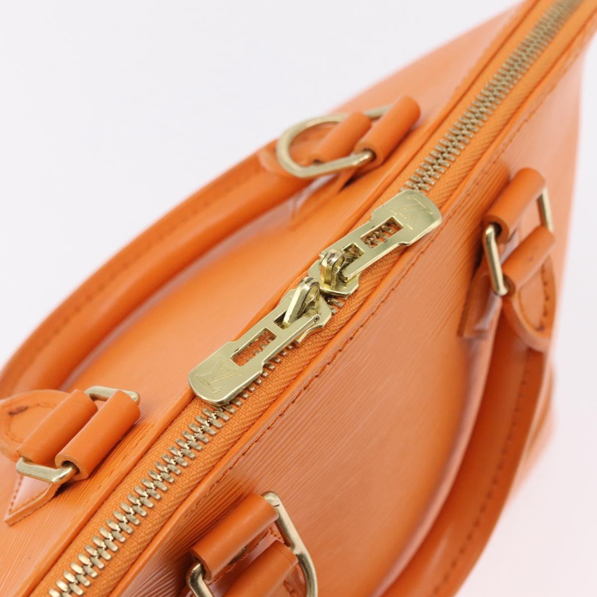 LOUIS VUITTON Epi Alma Hand Bag Orange Mandarin M5214H LV Auth 204518V