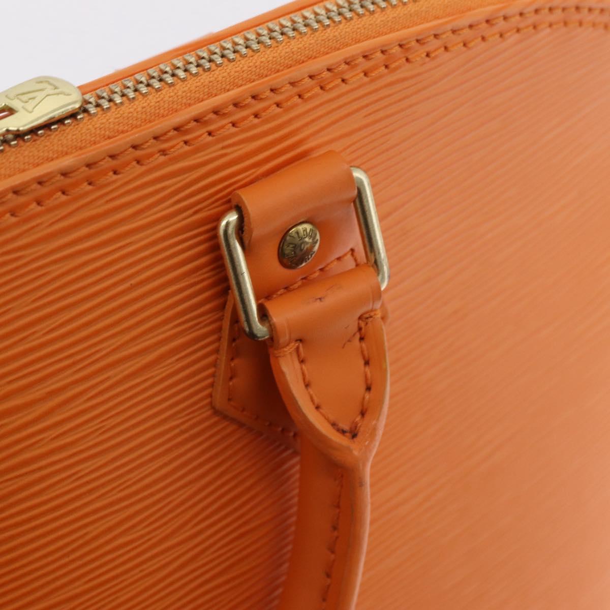 LOUIS VUITTON Epi Alma Hand Bag Orange Mandarin M5214H LV Auth 204518V