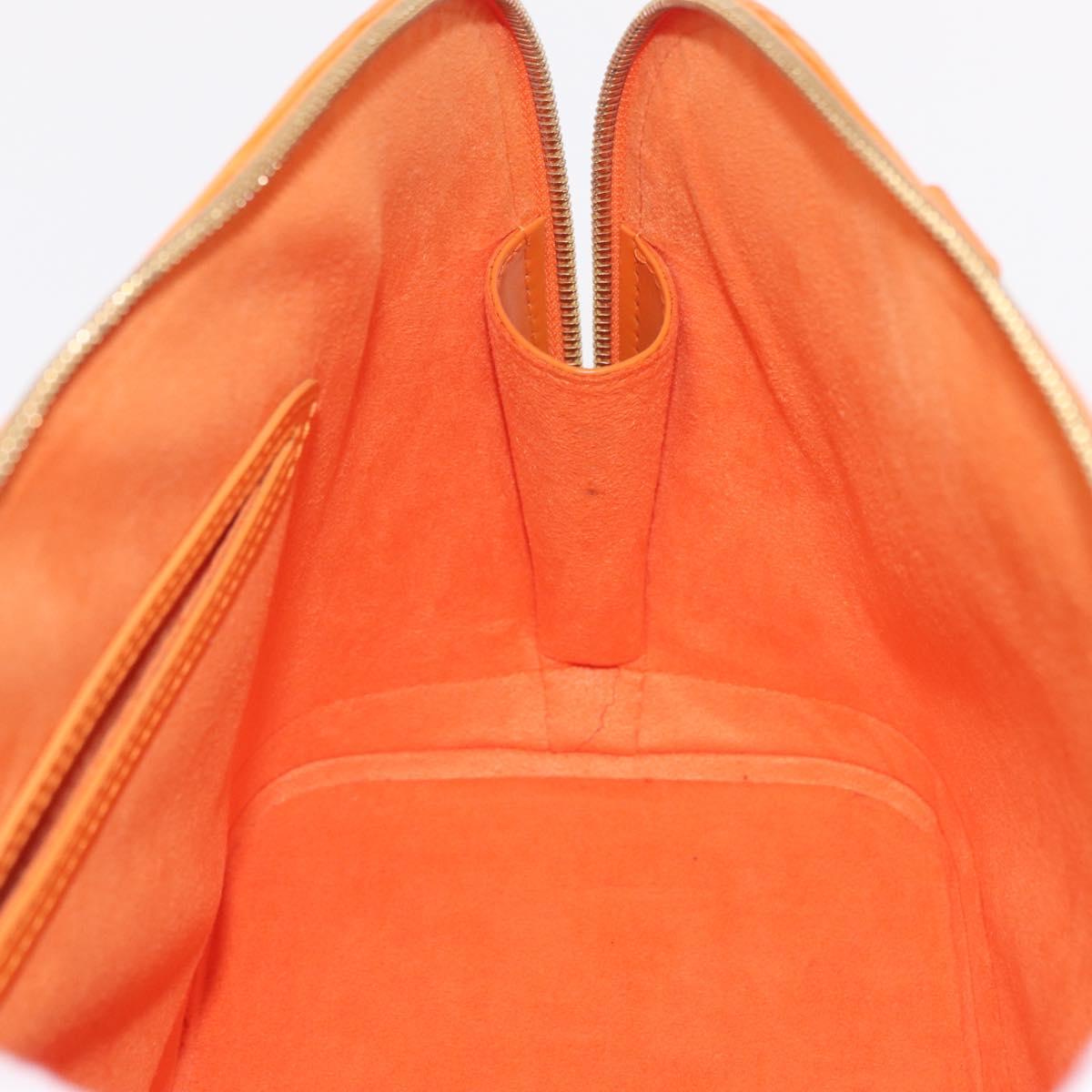 LOUIS VUITTON Epi Alma Hand Bag Orange Mandarin M5214H LV Auth 204518V