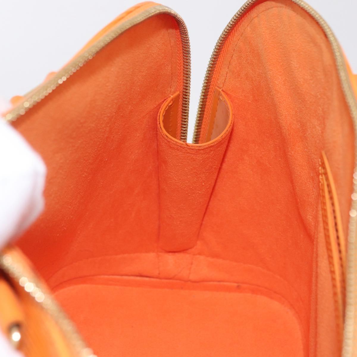 LOUIS VUITTON Epi Alma Hand Bag Orange Mandarin M5214H LV Auth 204518V