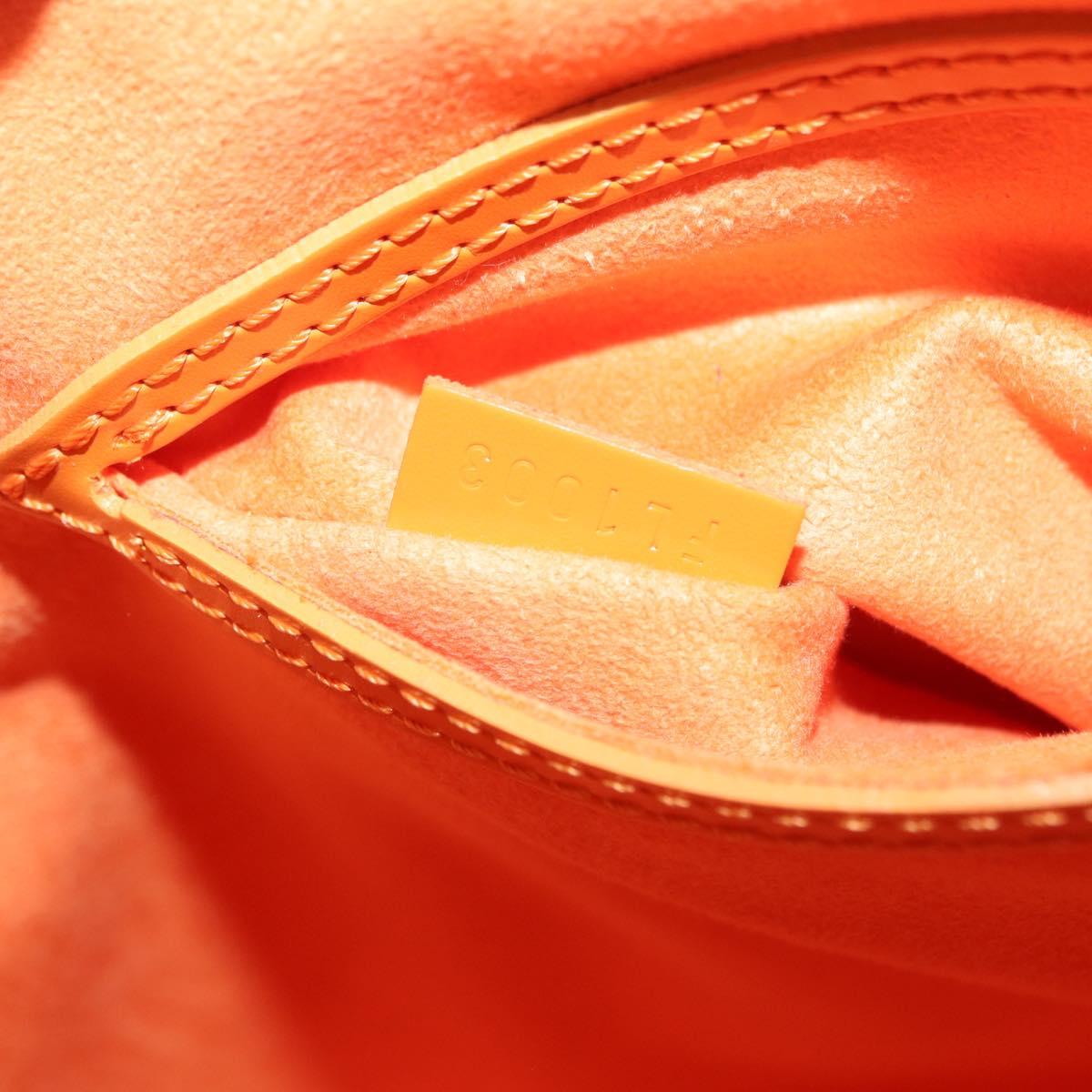 LOUIS VUITTON Epi Alma Hand Bag Orange Mandarin M5214H LV Auth 204518V