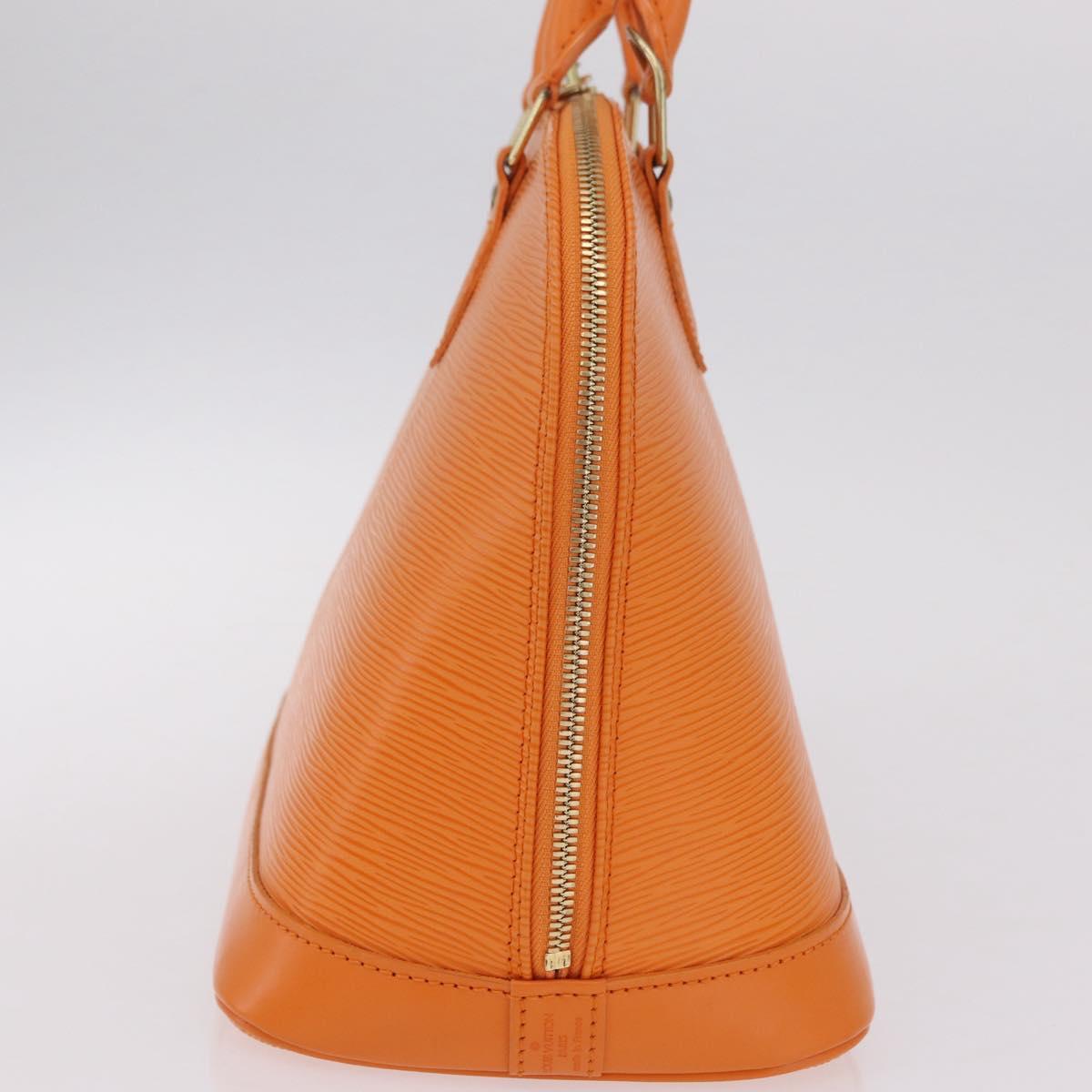 LOUIS VUITTON Epi Alma Hand Bag Orange Mandarin M5214H LV Auth 204518V