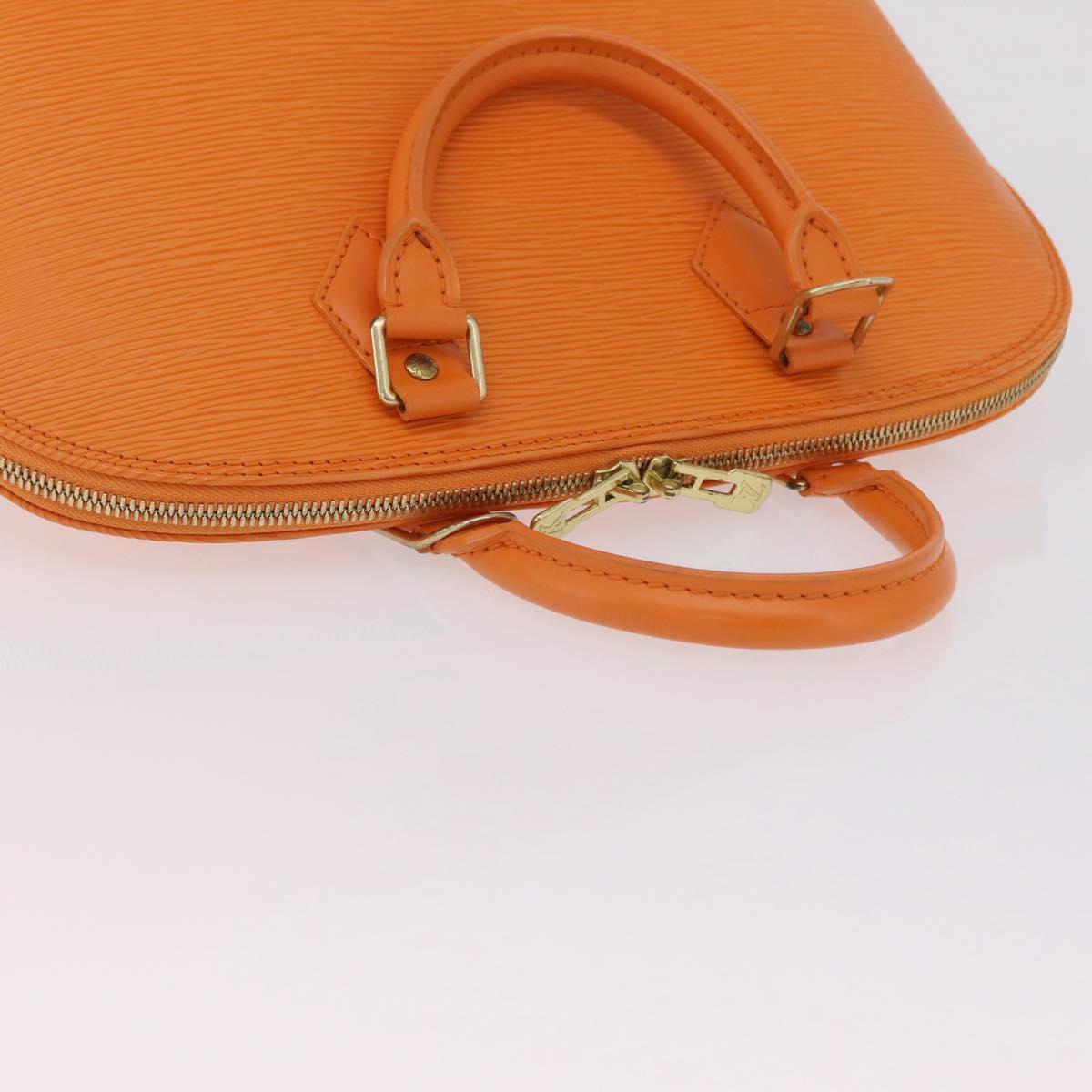 LOUIS VUITTON Epi Alma Hand Bag Orange Mandarin M5214H LV Auth 204518V