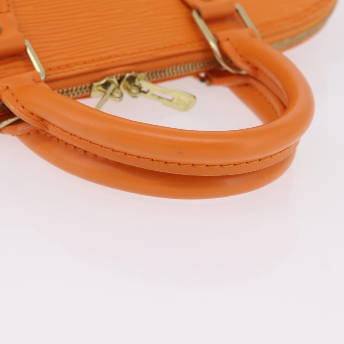 LOUIS VUITTON Epi Alma Hand Bag Orange Mandarin M5214H LV Auth 204518V