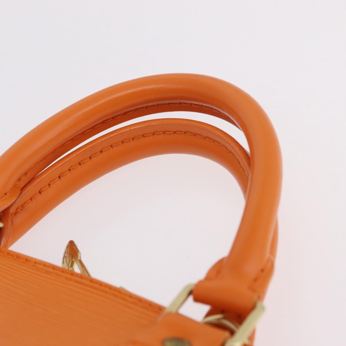 LOUIS VUITTON Epi Alma Hand Bag Orange Mandarin M5214H LV Auth 204518V