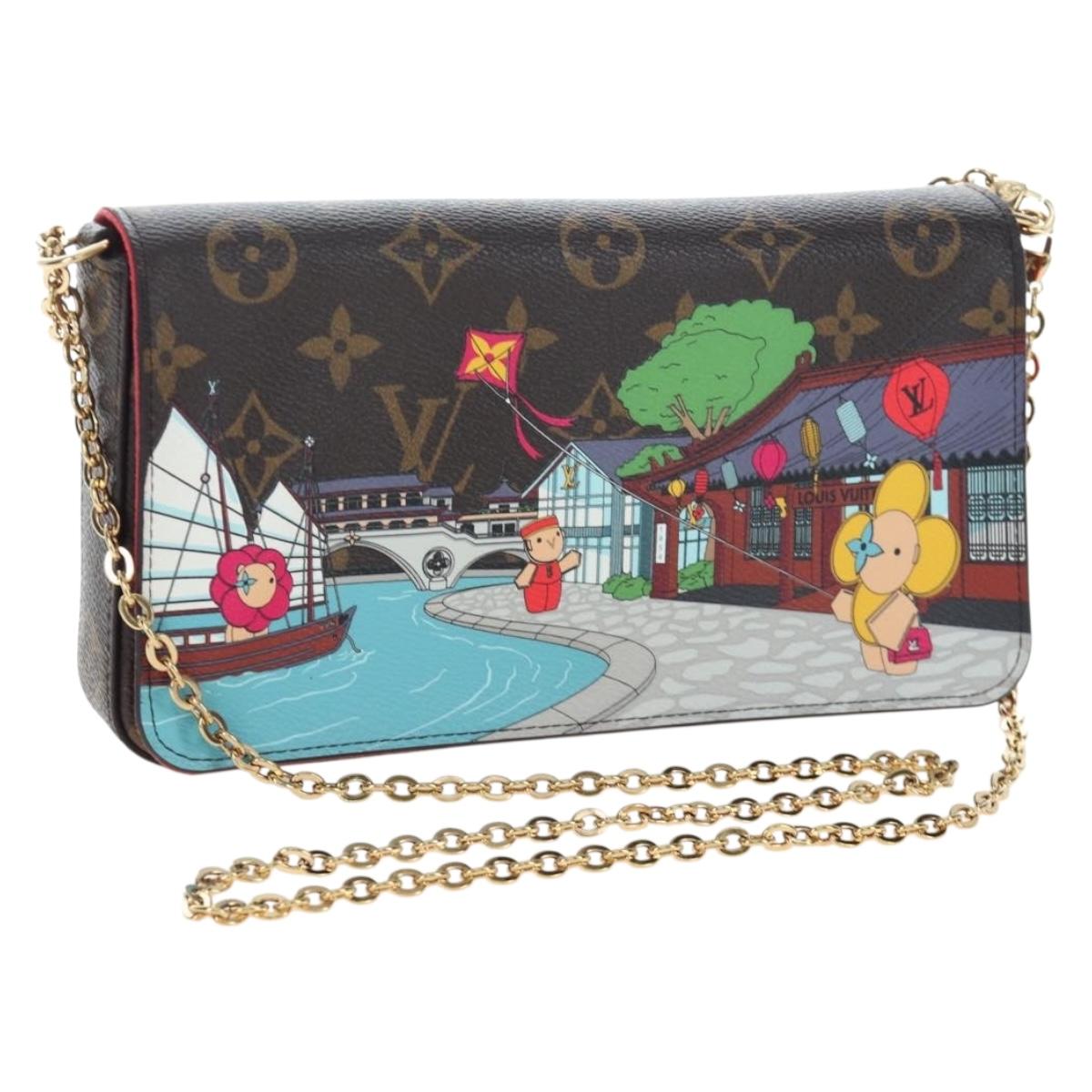 LOUIS VUITTON Monogram Vivienne Pochette Felice Shoulder Bag LV Auth 204525SAM