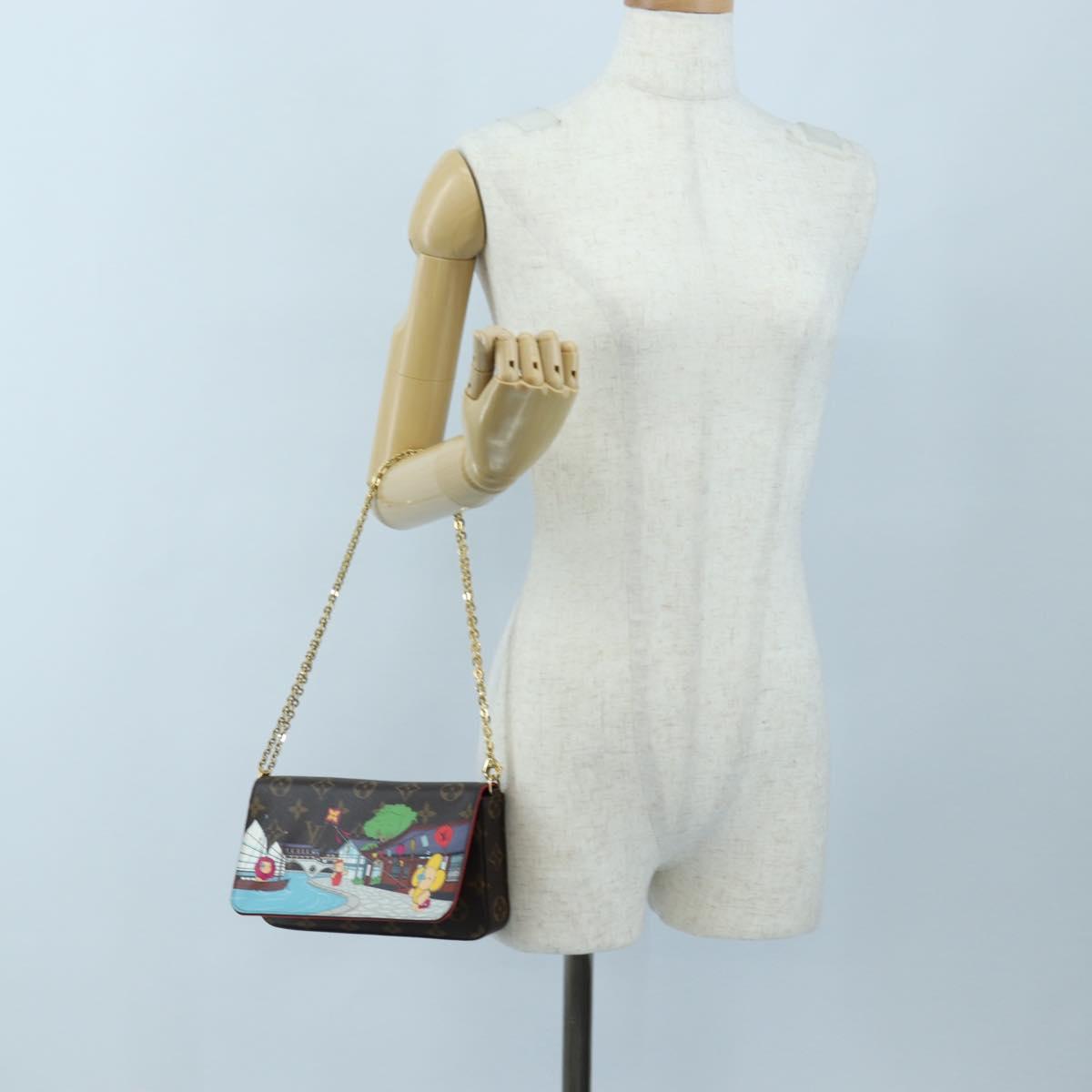 LOUIS VUITTON Monogram Vivienne Pochette Felice Shoulder Bag LV Auth 204525SAM