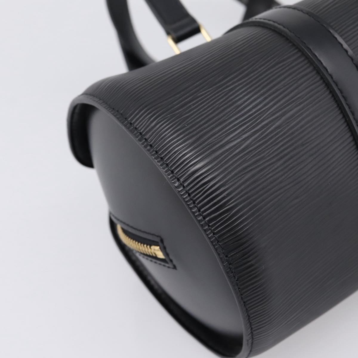 LOUIS VUITTON Epi Soufflot Hand Bag Black M52222 LV Auth 204574V