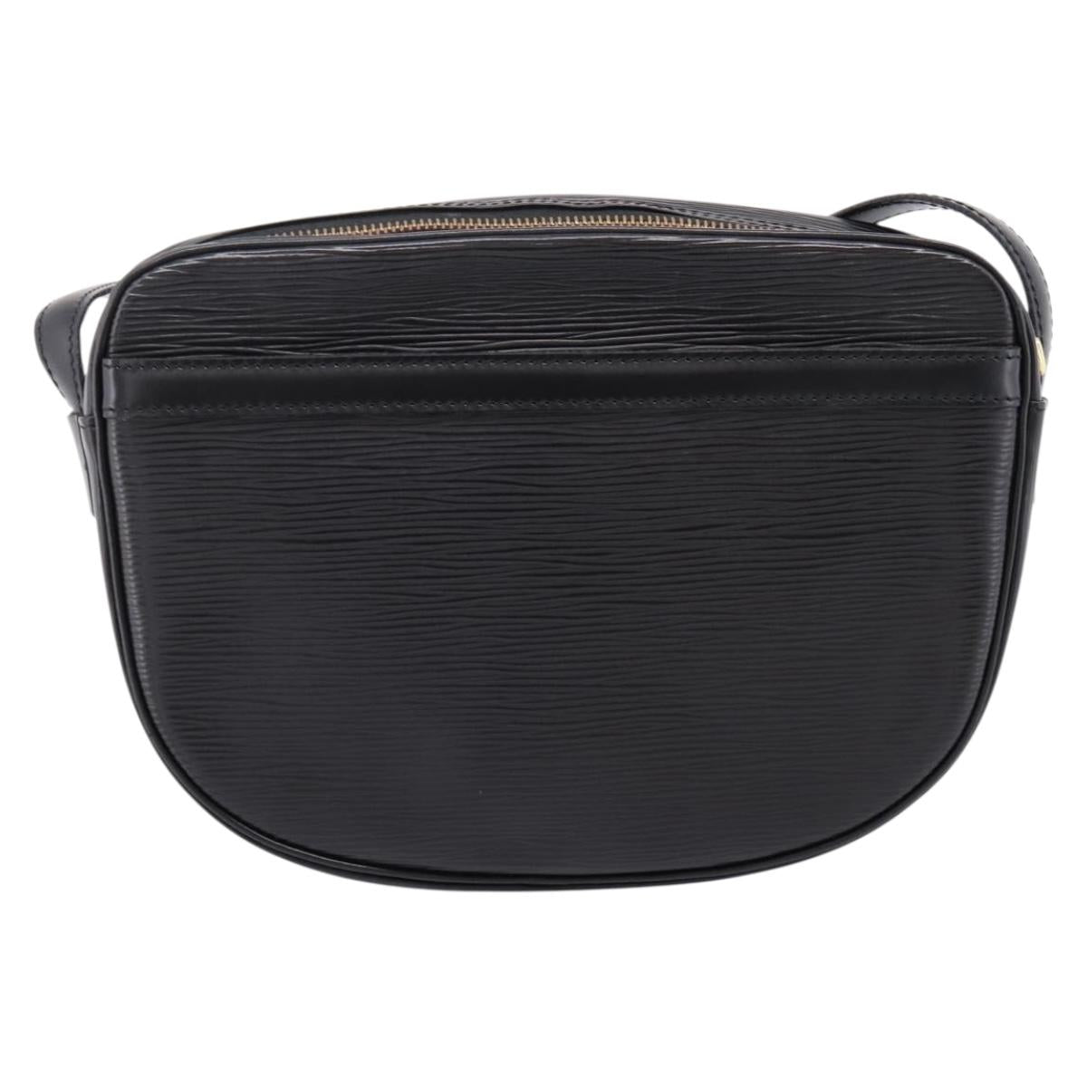 LOUIS VUITTON Epi Jeune Fille MM Shoulder Bag Black M52152 LV Auth 204584A