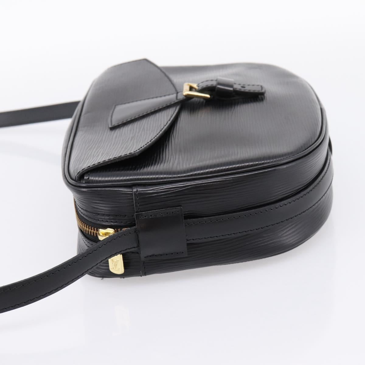 LOUIS VUITTON Epi Jeune Fille MM Shoulder Bag Black M52152 LV Auth 204584A