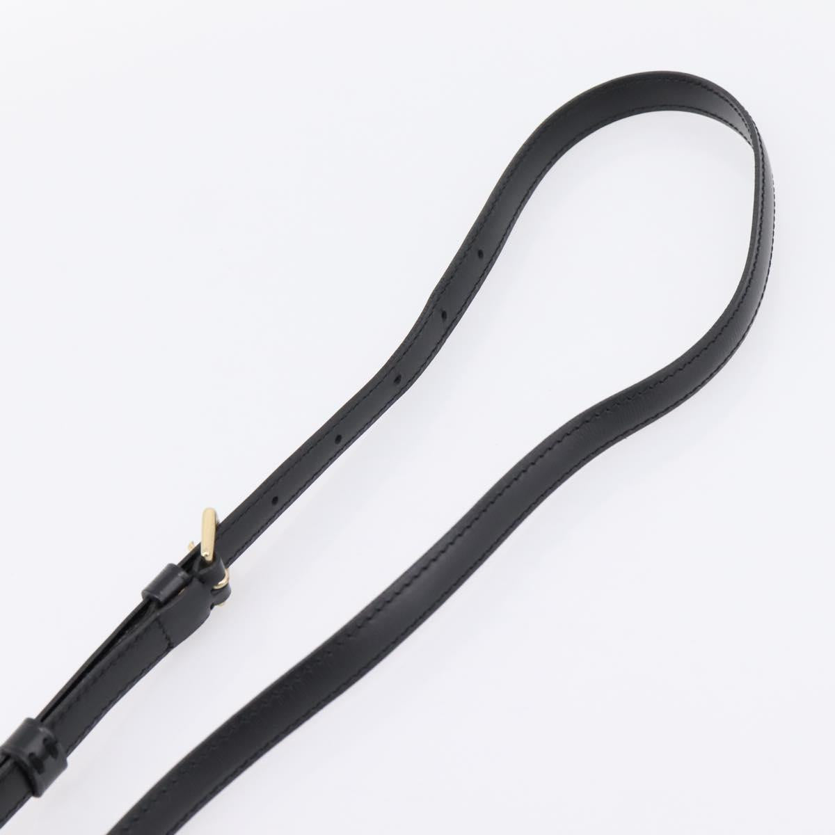 LOUIS VUITTON Epi Jeune Fille MM Shoulder Bag Black M52152 LV Auth 204584A