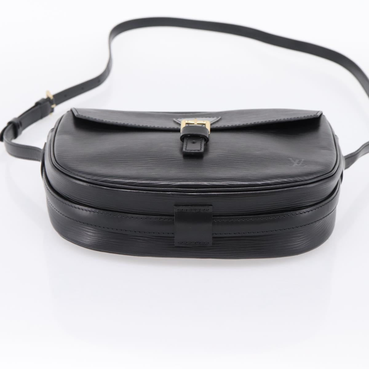 LOUIS VUITTON Epi Jeune Fille MM Shoulder Bag Black M52152 LV Auth 204584A