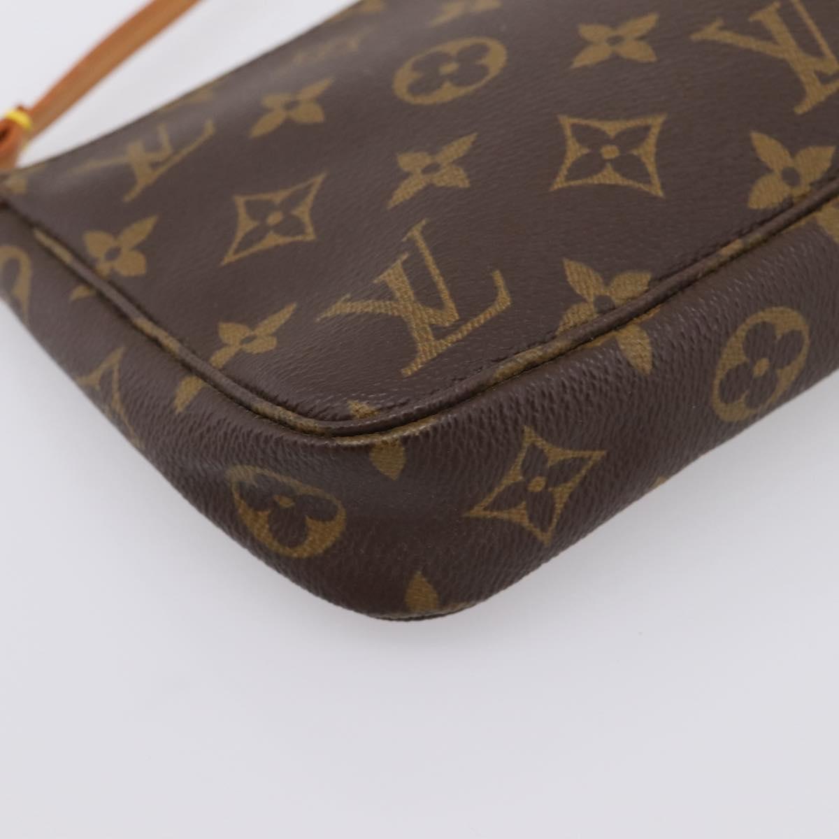 LOUIS VUITTON Monogram Pochette Accessoires Pouch M51980 LV Auth 204585V