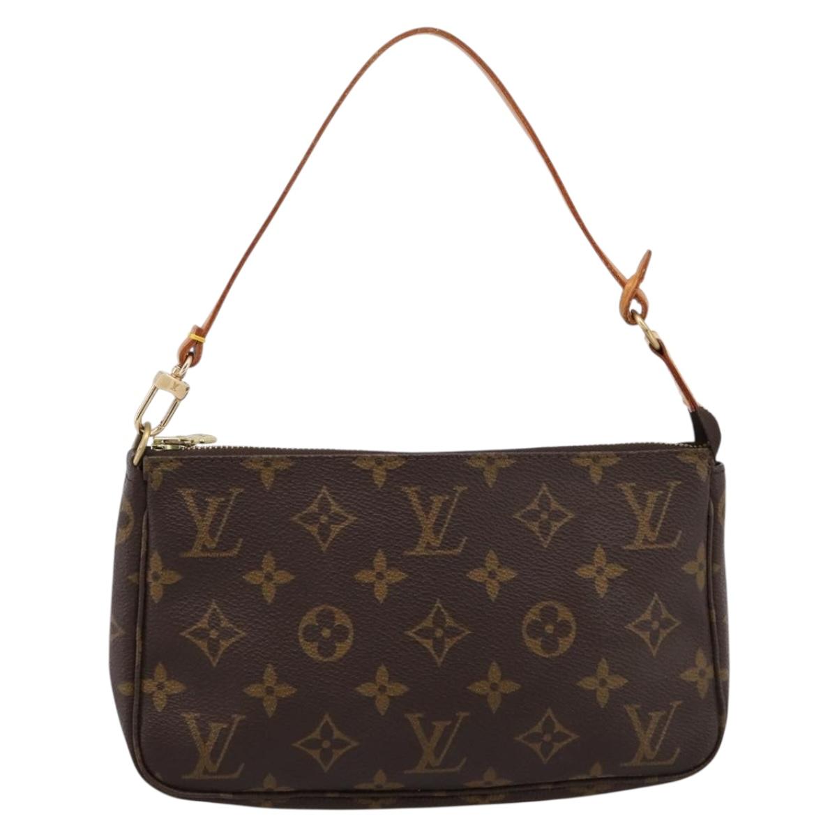 LOUIS VUITTON Monogram Pochette Accessoires Pouch M51980 LV Auth 204585V
