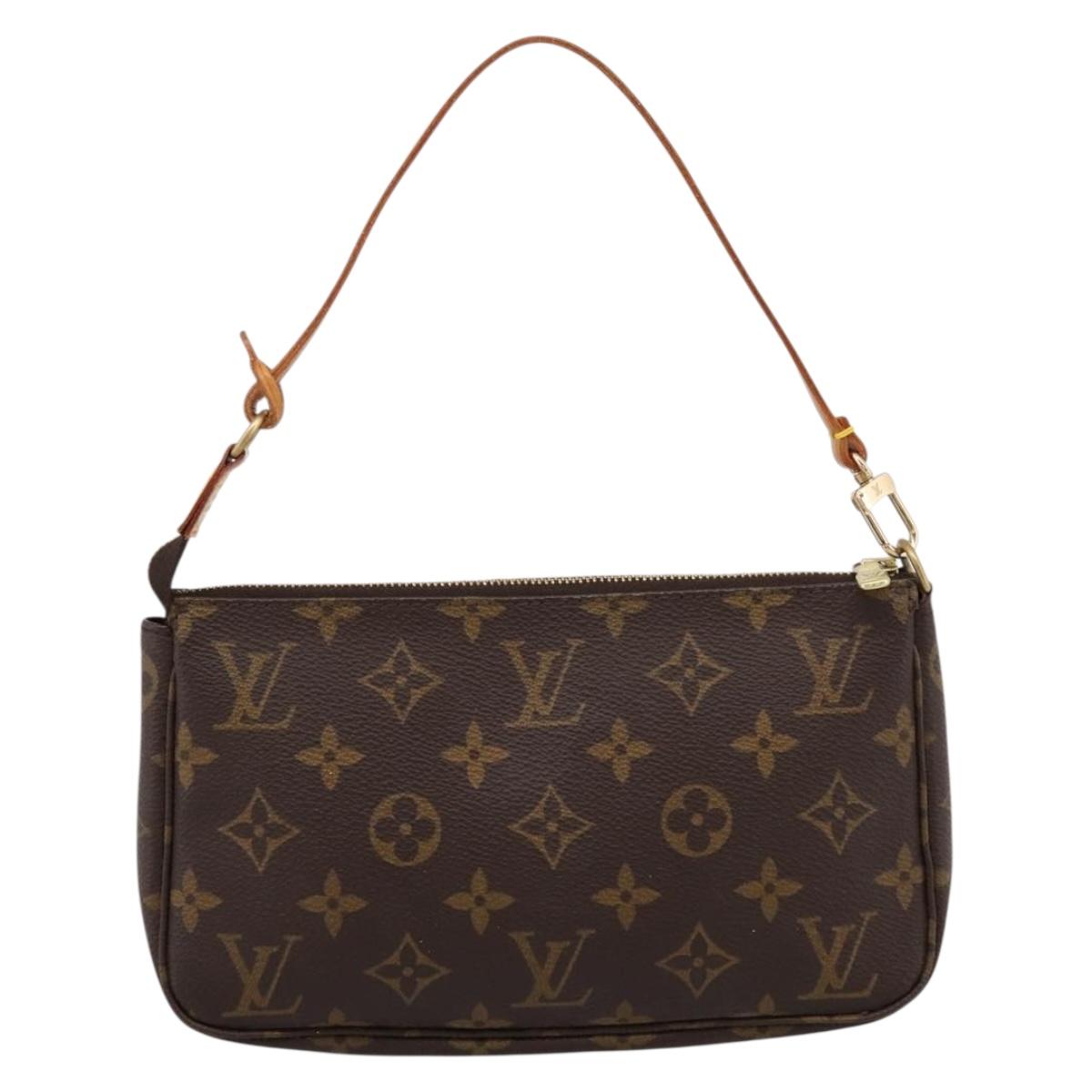 LOUIS VUITTON Monogram Pochette Accessoires Pouch M51980 LV Auth 204585V