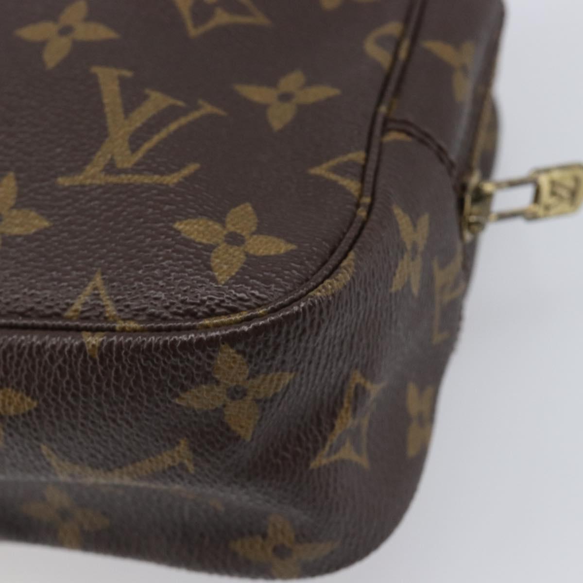 LOUIS VUITTON Monogram Trousse Toilette 23 Clutch Bag M47524 LV Auth 204589A