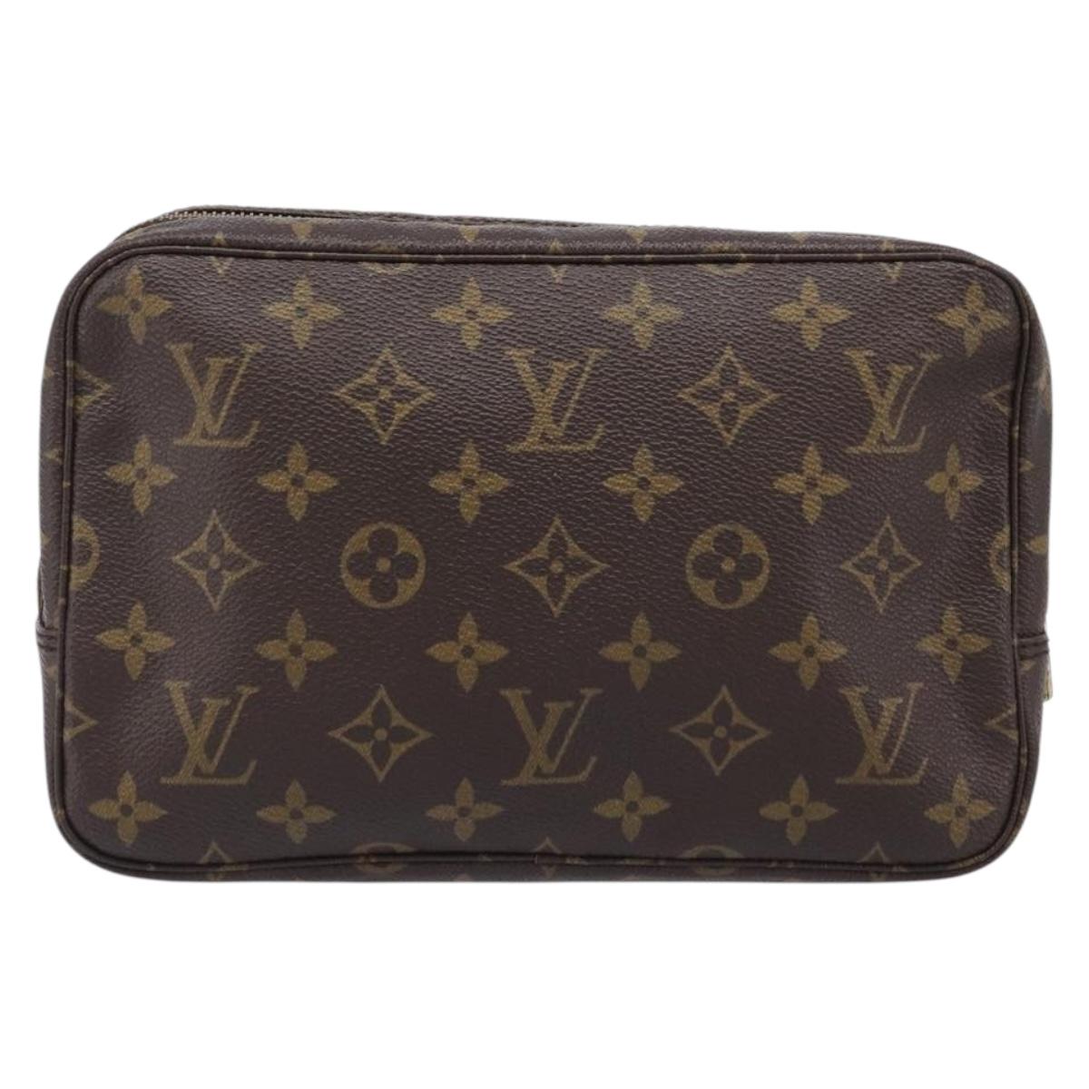 LOUIS VUITTON Monogram Trousse Toilette 23 Clutch Bag M47524 LV Auth 204589A