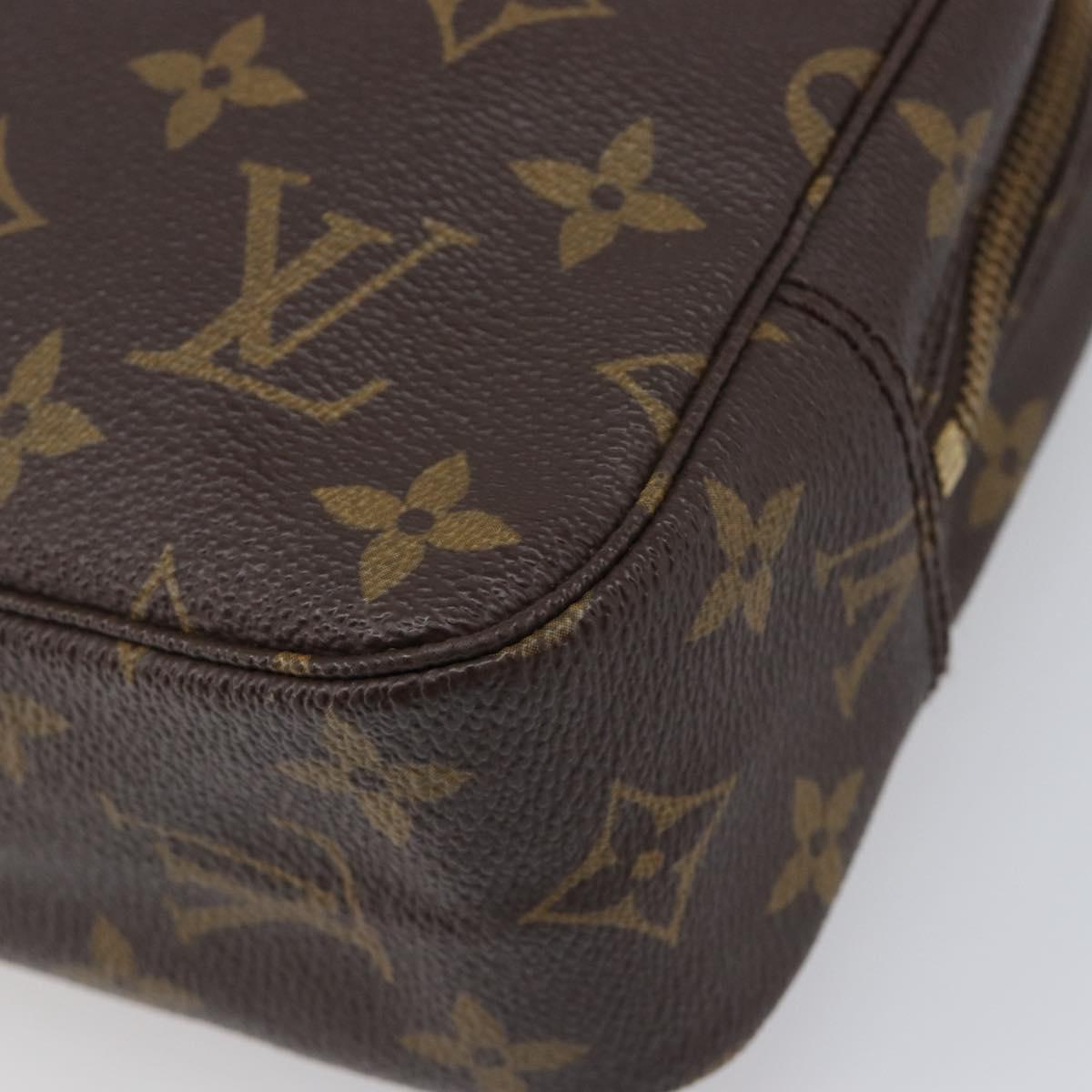 LOUIS VUITTON Monogram Trousse Toilette 23 Clutch Bag M47524 LV Auth 204589A