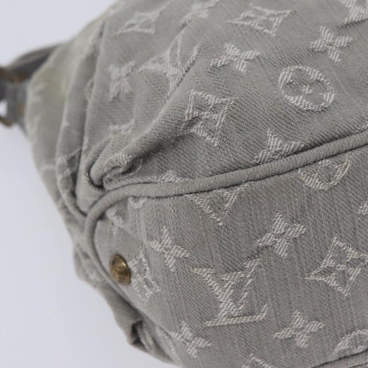 LOUIS VUITTON Monogram Denim Slytree Shoulder Bag Gris M45834 LV Auth 204591V