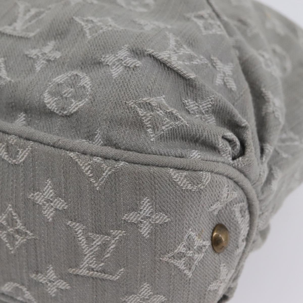 LOUIS VUITTON Monogram Denim Slytree Shoulder Bag Gris M45834 LV Auth 204591V