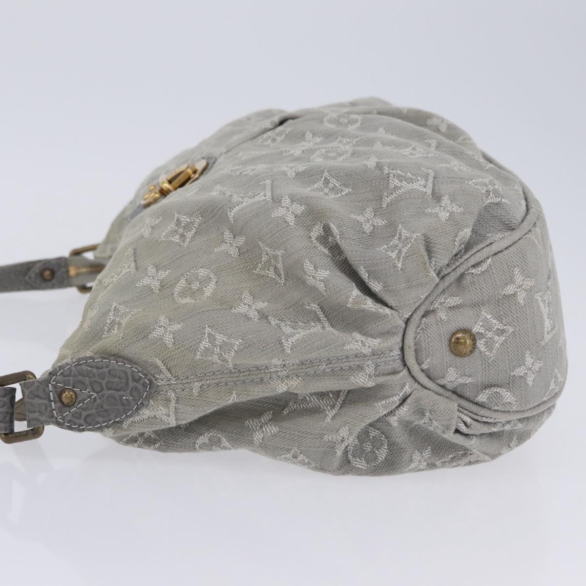 LOUIS VUITTON Monogram Denim Slytree Shoulder Bag Gris M45834 LV Auth 204591V